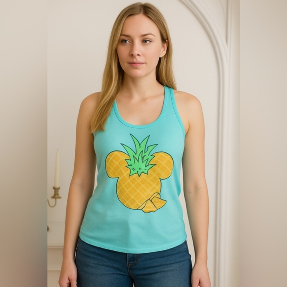 Disney Mickey Mouse pineapple racerback tank top